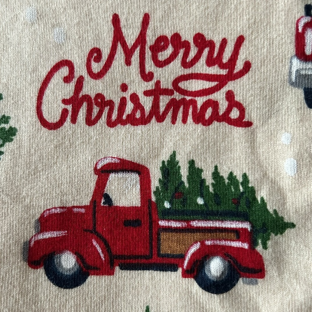 Little Blue House Kids Boys Country Christmas Red Truck Pajama Set Size 6 - Picture 4 of 8